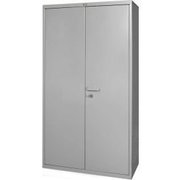 Hallowell Global Industrial„¢ All-Welded Heavy Duty Storage Cabinet, 14 Gauge, 36"Wx24"Dx78"H, Gray GM4SC6478-4HG